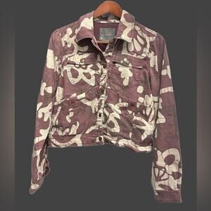 ANTHROPOLOGIE Women's Floral Jacket